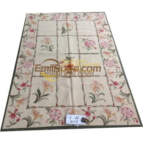 Needle-point Carpets Are Good Home Decor For Handmade Wool Hand-stitched Wool Needle Point Carpet Handmade Sofa Blanket