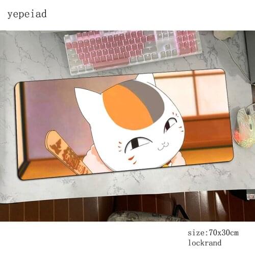 Natsume yuujinchou mats 900x400mm locrkand gaming mouse pad keyboard mousepad hot sales notebook gamer accessories padmouse mat