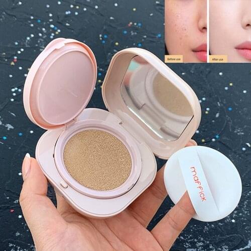 MAFFICK Cushion Foundation Concealer Oil Control Brighten Skin Tone Waterproof Foundation Primer Makeup Make Up Foundation