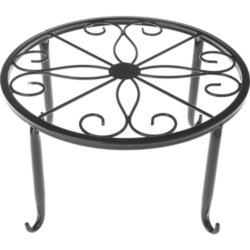 Metal Plant Pot Stand Flowerpot Base Holder Rack Round Indoor Outdoor Home Decor Dropshipping