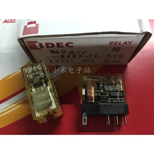 RJ2S-CL-D12 original Japanese IEDC and spring relay 8A 2 group 14FD G2R-2 115F