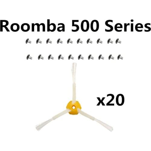 20pcs Accessories Three-paw-Side brush For Irobot Roomba 500 510 530 540 550 560 570 580 590 Robotic Vacuum Cleaner Spare Part