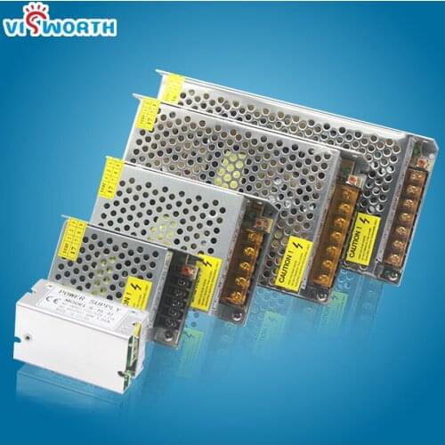 [VisWorth]DC12V Lighting Transformers 2A 10A 15A LED Driver Power Adapter for LED Strip Light Power Supply 15W 24W 40W 120W 180W