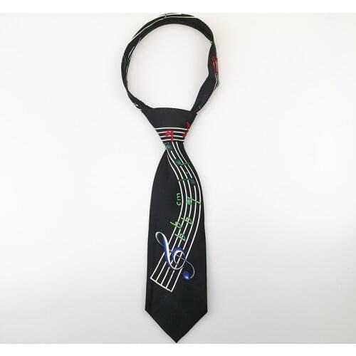 Collar Rope Unique Music Not Pattern 10cm Tie Mens Gem Bow tie Striped Ties For Men Necktie accessories Wedding Necktie