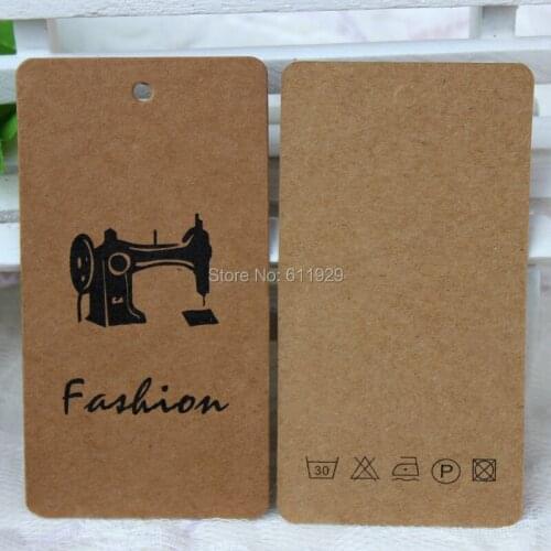 Customized clothing 350 gsm kraft paper hang tag/garment printed paper labels/swing tags/cardboard paper tags/bag tags/logo