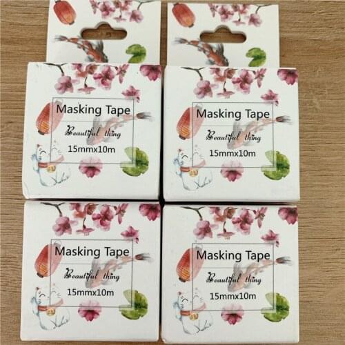 1pcs/lot 10M Japan Cartoon paper Masking Tape zakka DIY adhesive tape tools Stationery