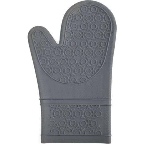 1 Pcs Heat Slip-resistant Cooking Glove Organic Silicone Oven Mitts Gloves Grill Microwave Kitchen Baking Bbq Resistant Mitts