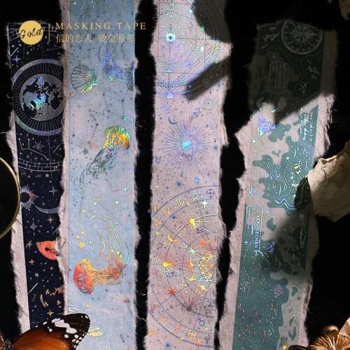 10pcs/1lot Decorative Adhesive Tapes Dream star Scrapbooking DIY Paper Japanese Stickers 3m
