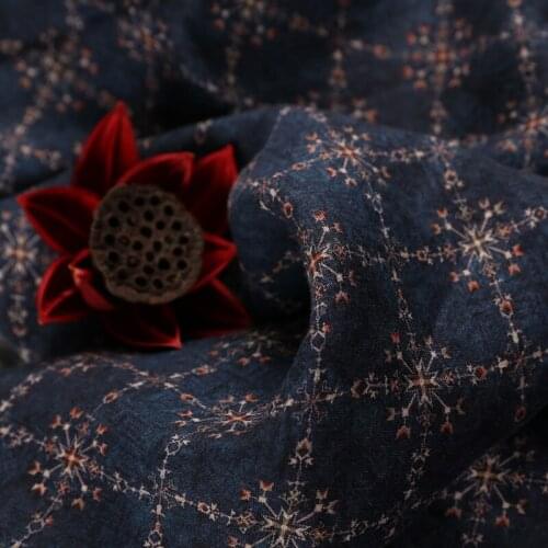 100*135cm 100% Linen Autumn cloth natural linen garments linen fabric Robe dress fabric Home decoration 250g/m2