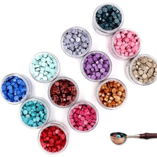 150Pcs Nordic Style Ancient Sealing Wax Strips of Bronzing Wax Retro Sealing Wax Tablets Beads 8 Colors Nice Gift Particles