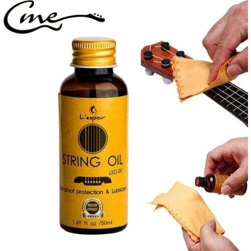 50ML Guitar Fingerboard Nursing Oil String Lemon Oil Guitarra Accessories Guitar Bass Ukulele Musi Instrument Polish Clearn