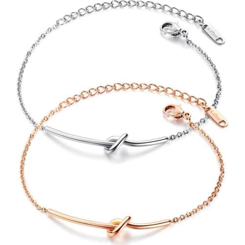 Charms bracelets for women pulseras mujer moda stainless steel adjustable armband jewelry uno minimalista valentines day gifts