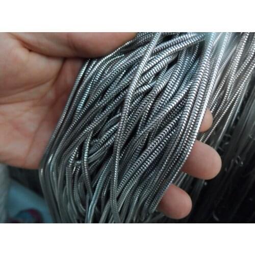 In bulk 10 Meter Lot Wholesale Price Fashion Stainless Steel 3mm Round Snake Chain Jewelry Findings /Marking Chain Diy Jewelry