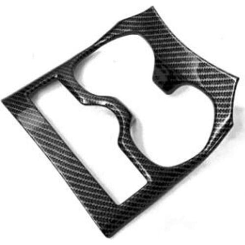 For Nissan X-Trail 2014-2018 1PC High Quality ABS Chrome Car Carbon Fiber Front Row Water Cup Cover Trim Car Styling Accessories