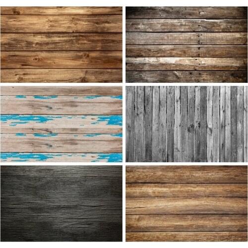 Laeacco Old Plank Wood Board Texture Baby Cake Smash Doll Potriat Photo Background Photocall Photographic Backdrop Photo Studio