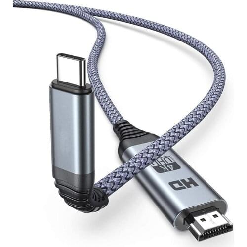 Thunderbolt USB-C to HDMI 4K 60Hz cable 2M USB 3.1 Type C USB C to HDMI 2.0 cable for MacBook macbook pro Dell XPS 13 15