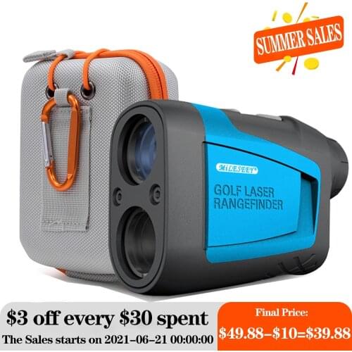 600M Mileseey PF210 Golf Laser Distance Meter 6X Fixed Focal Length Ranging System Rangefinder Tools For Construction