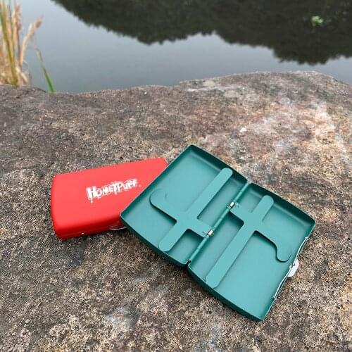 HONEYPUF Metal Cigarette Tobacco Case Cover Holds 12 Regular Size Pocket Green Tobacco Box Container Storage Smoking Accessories