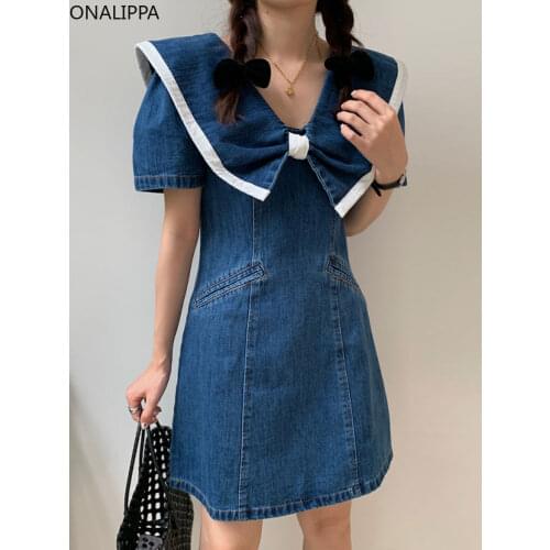 Onalippa Fashion Denim Dresses