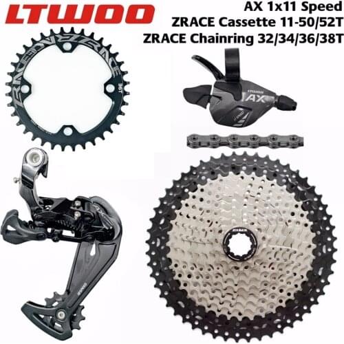 LTWOO AX 11 Speed Shifter + Rear Derailleur + 46T 50T ZRACE Cassette / Chainring + SUMC 11s Chain Groupset, PCR BEYOND M8000