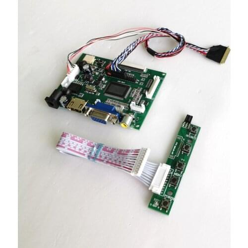 Fit M101NWT2/M101NWT4 1024*600 10.1" laptops screen VGA 2AV WLED LVDS 40-Pin LCD display controller drive card kit