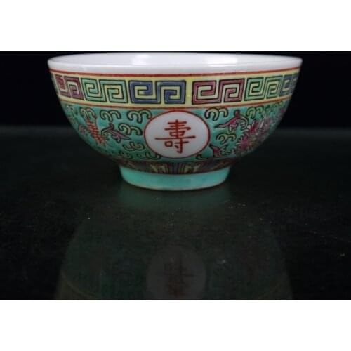 Elaborate China Jingdezhen Porcelain Hand Painting A Long Life Bowl Crafts Home Decoration
