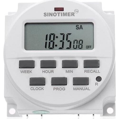 220V Programmable Control Power Timer Power Supply Timer