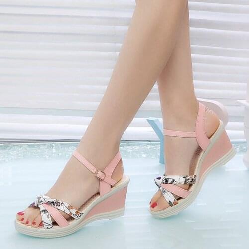 New Summer Fashion Women Sandals Ladies High Heel Platform Open Toes Women Sandals Shoes Womens Platfroms Casual Wedges Sandals