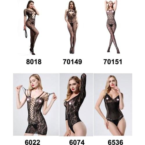 Sexy Lingerie Women Erotic Fishnet Bodysuit Open Crotch Full Body Stockings Open Butt Backless Underwear
