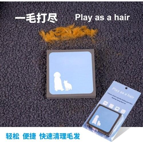 Cat Dog Brush Foam Sponge Static Electricity Pet Hair Fur Remover Cleaner Household Car Seats Beds Mats Cleaning Tools