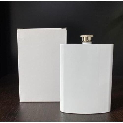 Sublimation Blanks 8oz Hip Flask Stainless Steel Stainless Steel Liquor Flask For Wedding Party for Alcohol Flask SN887