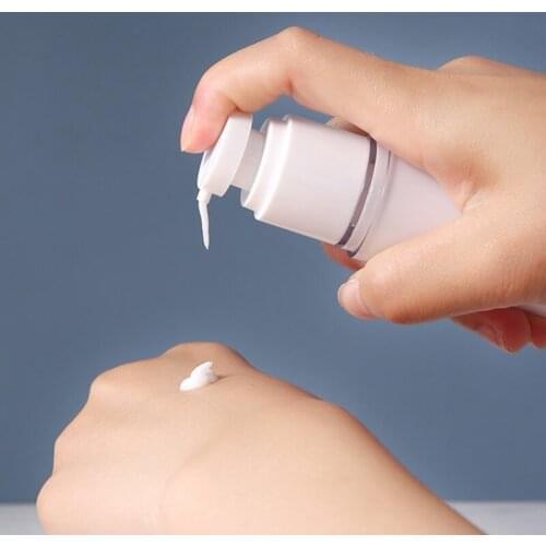 30/50/100ML Plastic Airless Vacuum Pump Toiletry Travel Bottles Makeup Cosmetics for Cream Gel Moisturizers Vacuum Press Jar