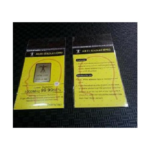 Wholes 24K-gold anti radiation sticker for mobile phone , anti radiation chip single or double people,20pcs free shipinggold