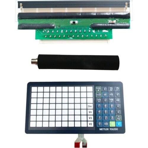 1 Keyboard & 1 Printhead & 1 Printer Roller Kits For Mettler Toledo bplus Scale