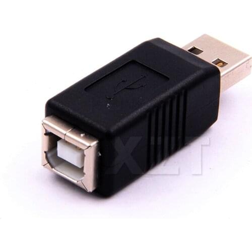 Newest 1pcs USB 2.0 A Male to USB B Female Adapter Converter for External Hard Disk Printer Scanner