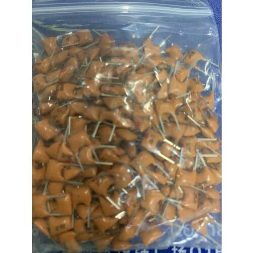 50PCS Of 10.7 MHz ceramic filter 2P crystal line 10.7M 10.7MHZ