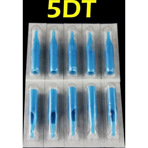 OPHIR 50pcs Diamond Tip Tattoo Disposable Nozzle Tip 5D blue# TA031(5D)-50x