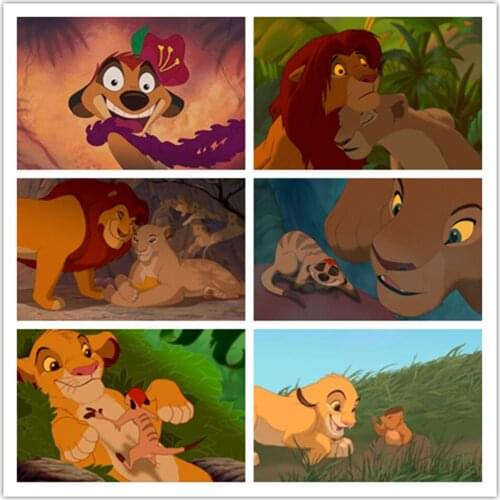 Disney Classic Cartoon Lion King Diamond Painting Embroidery Cross Stitch Kit Painting Mosaic Artist Home Decoration