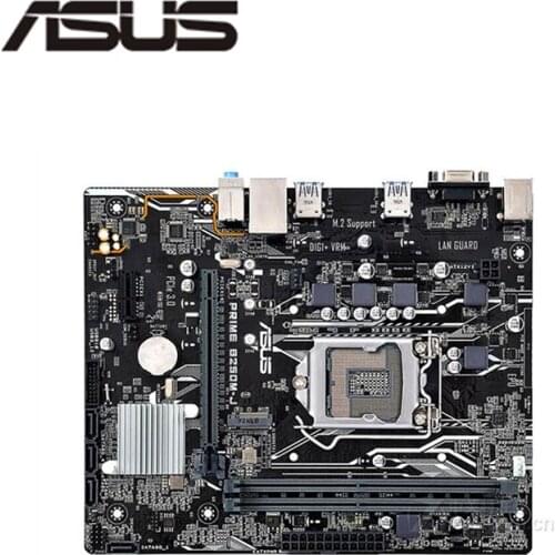 For Asus PRIME B250M-J Original Used Desktop Intel B250 B250M DDR4 Motherboard LGA 1151 i7/i5/i3 USB3.0 SATA3
