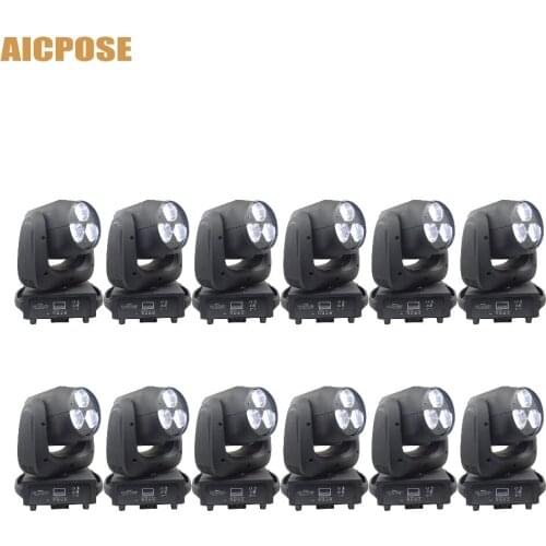 12pcs/lots 3x40W Moving Head Light RGBW 4IN1 LED Bee Eyes Beam Light With Zoom Stage Lights Show Party Wedding Light