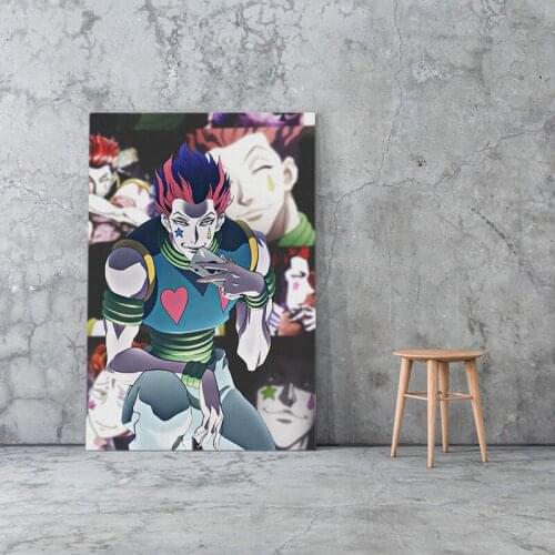 Hisoka Hunter X Hunter Villain Anime Poster And Prints Canvas Painting Modern Wall Art Pictures Home Decor For Boy Kid Bedroom