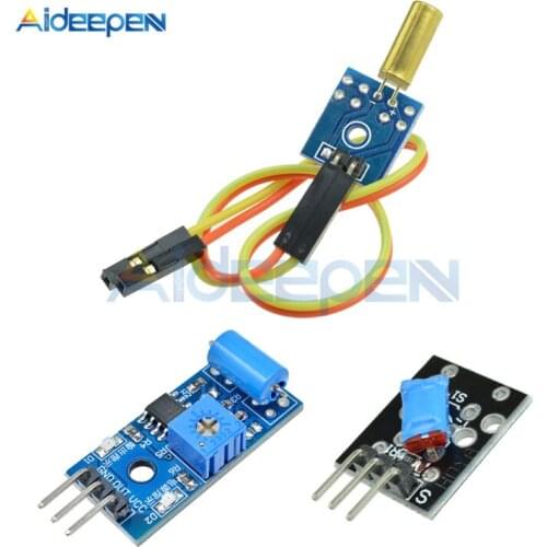 Mini Tilt Vibration Sensor Module Vibration Switch Microcontroller Alarm Module For Arduino STM32 Smart Robot DIY Kit