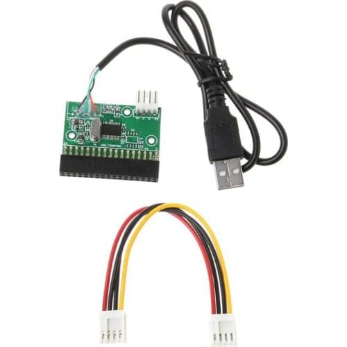 1.44MB 3.5" USB Cable Adapter To 34Pin Floppy Drive Connector U Disk To Floppy Disk PCB Board 77UB