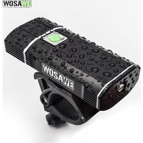 Rechargeable 2400lm LED Bike Light USB Handlebar Lamp 18650 Battery Front Light Waterproof SOS Bicycle Safety Flashlight