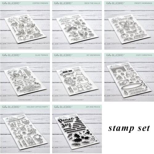 Winter Stamp Series Metal Cutting Dies for DIY Scrapbooking Photo Album Decorative Embossing PaperCard Crafts Die2020