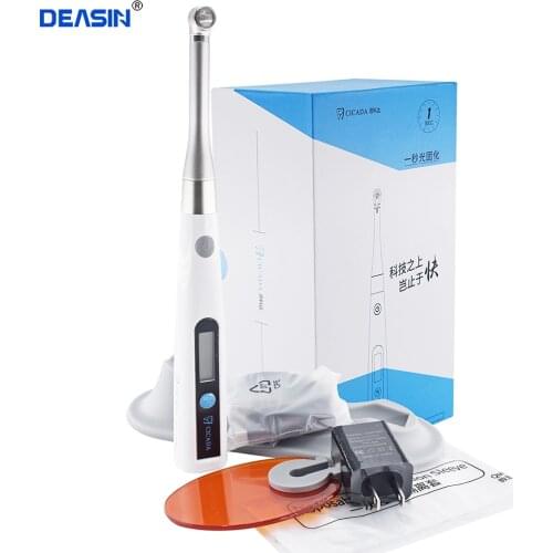Dental Cordless Led Curing Light 1 Second Cure Lamp horizontal self-shading integrated dental material