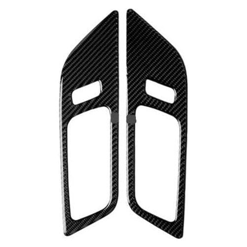 Fit for Ford Mustang 15-17 carbon fiber interior door slats inner door handle bowl panel Interior modification car accessories