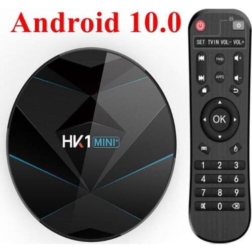 10pcs HK1 Mini Plus Android 10.0 TV Box RK3318 Quad Core 4GB 64GB Max 2.4G/5G Dual WiFi USB3.0 BT4.0 4K H.265 Media Player