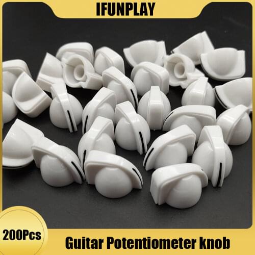 200pcs Small Chicken Head Guitar Potentiometer Knobs Guitar Effects Pedal Guitar Amp Knobs ABS High Quality Knob