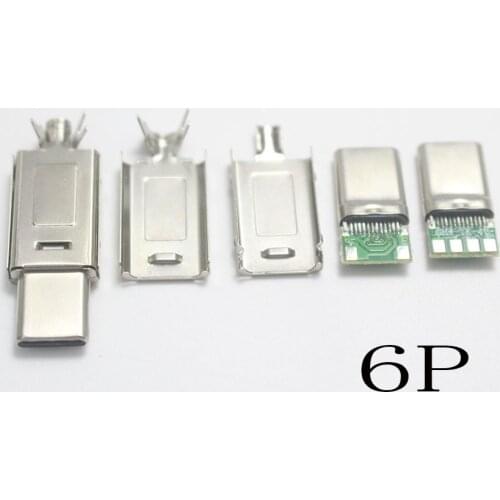 6Pin USB C Plug Type-C Mic Condenser Audio Recording For Huawei Xiaomi Samsung Android Phone Wired USB C Microphone